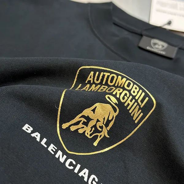バレンシアガ × Lamborghini オーバーサイズ コピー プリント Tシャツ bao10397