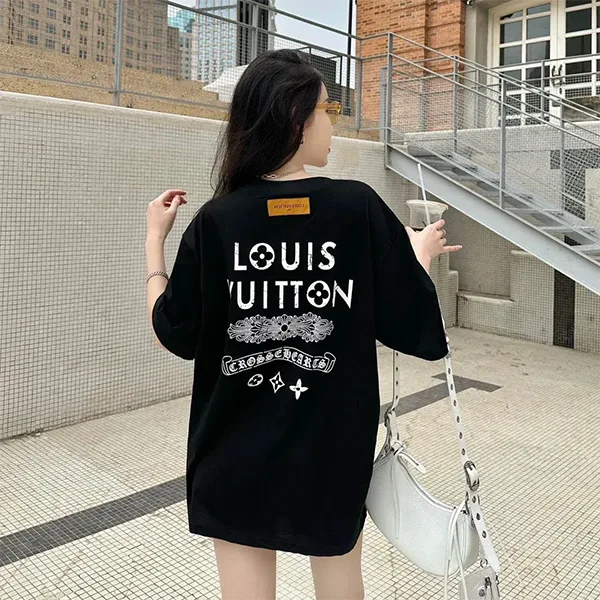 ルイヴィトン クロムハーツ 偽物 コラボ Tシャツ vuc78738