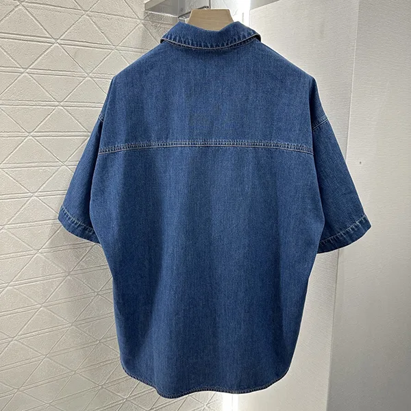 超人気☆ヴァレンティノ デニム 半袖 シャツ セットアップ コピー Vuz55563
