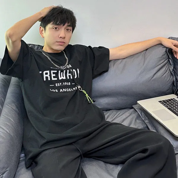 バレンシアガ コピー EREHON ロサンゼルス オーバーサイズ Tシャツ 2色 baq23473