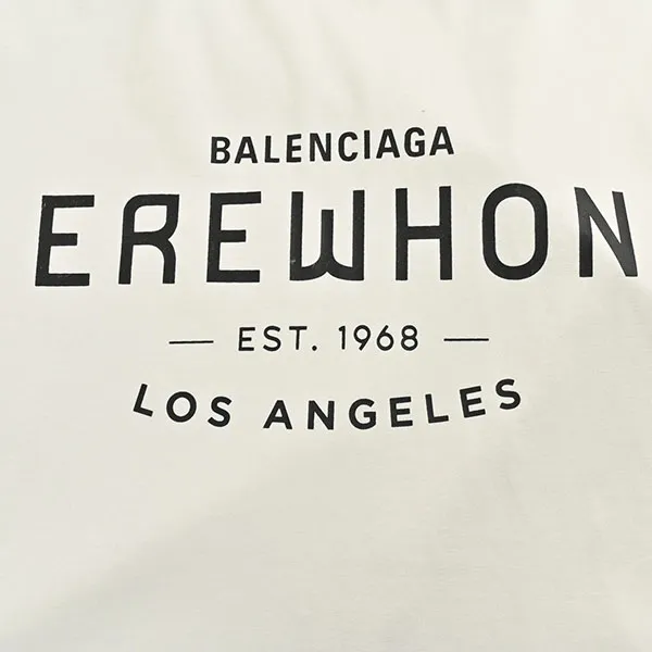 バレンシアガ コピー EREHON ロサンゼルス オーバーサイズ Tシャツ 2色 baq23473
