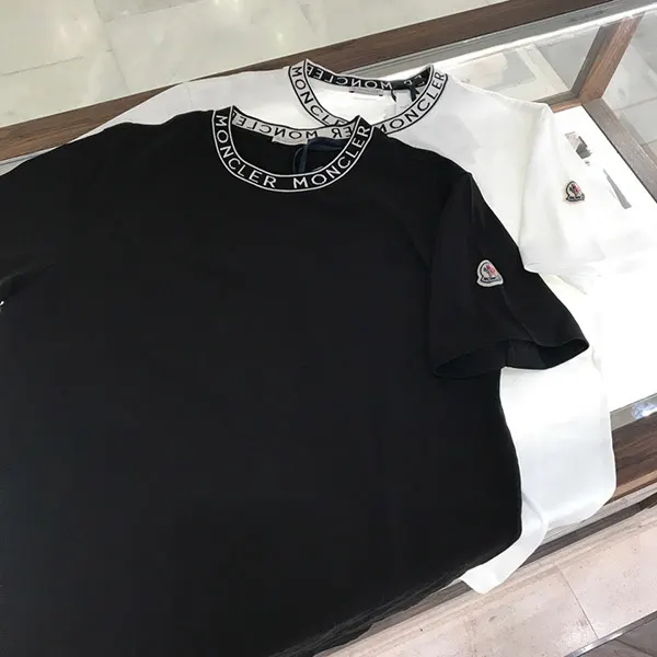 すぐ届く モンクレール ネックラインロゴTシャツ コピー☆3色 J10918C0002