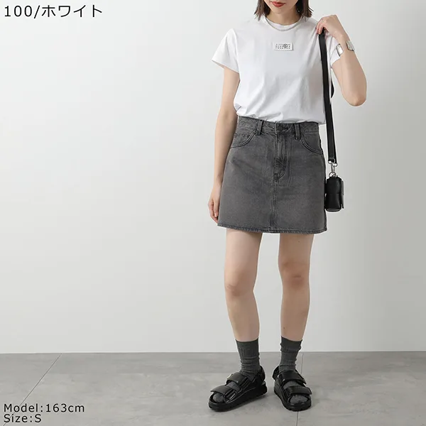 エムエムシックス Tシャツ 偽物 S52GC0327 S24312 ナンバリング ロゴT S24312