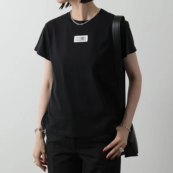 エムエムシックス Tシャツ 偽物 S52GC0327 S24312 ナンバリング ロゴT S24312