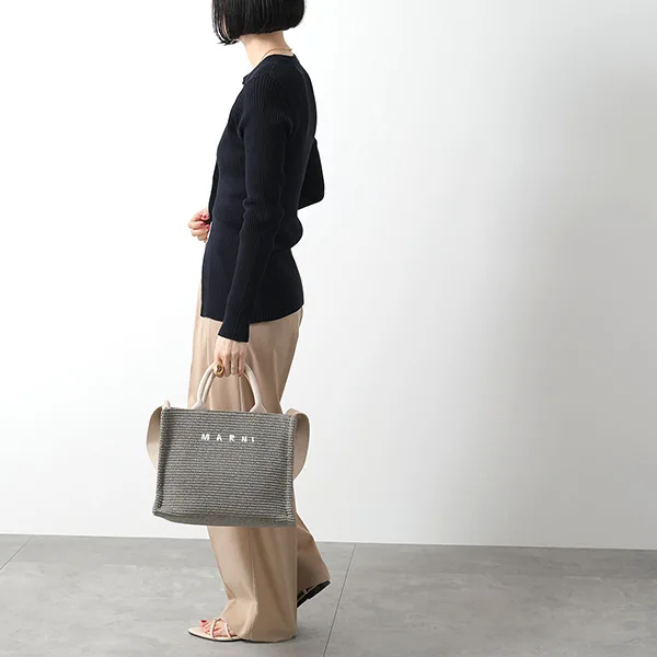超人気☆マルニ かごバッグ スーパーコピー SMALL TOTE P3860