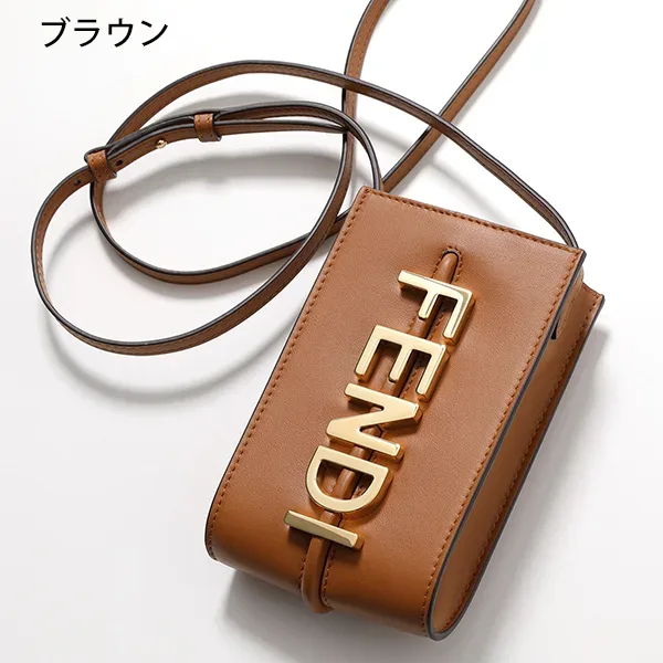 フェンディ フォンポーチ 7AS192 A5DY スマホケース ショルダーバッグ 偽物