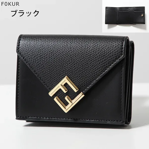 フェンディ 三つ折り財布 コピー 8M0480 ALV4 FFダイヤモンド
