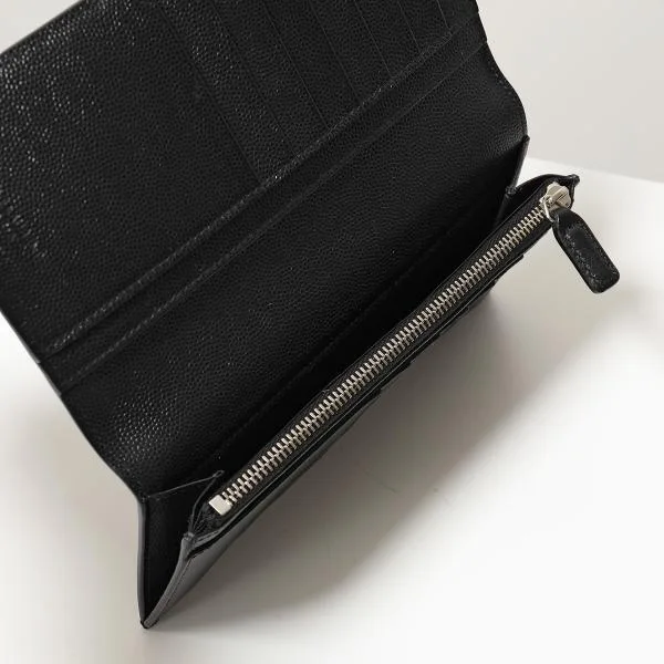 サンローラン 二つ折り長財布 スーパーコピー 396308 BTY0N 小銭入れ付き