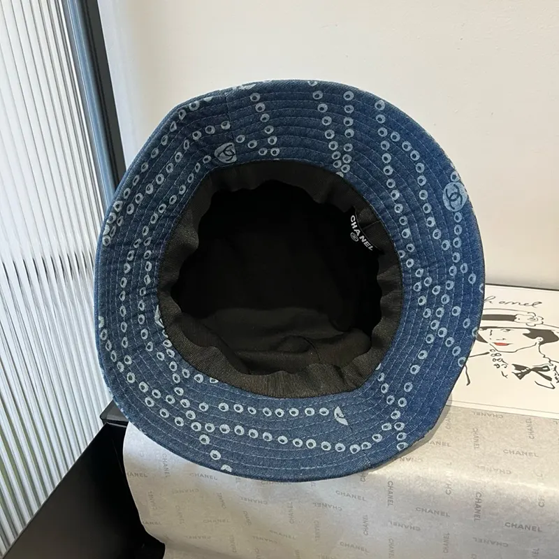 ブティック♪シャネル デニム バケットハット 2色 shl18156