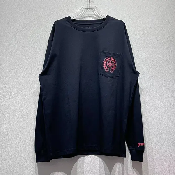 木村拓哉さんが愛用 クロムハーツ コピー JESSE JO CROSS ジェシー ジョー CHプラス ロンT フローラルクロス Kui77029