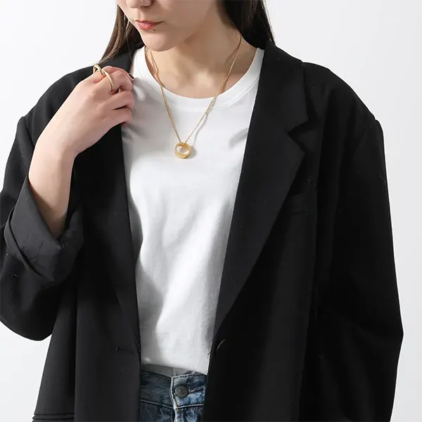 すぐ届く エムエムシックス ネックレス 偽物 ペンダント リング P6469