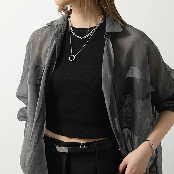 すぐ届く エムエムシックス ネックレス 偽物 ペンダント リング P6469