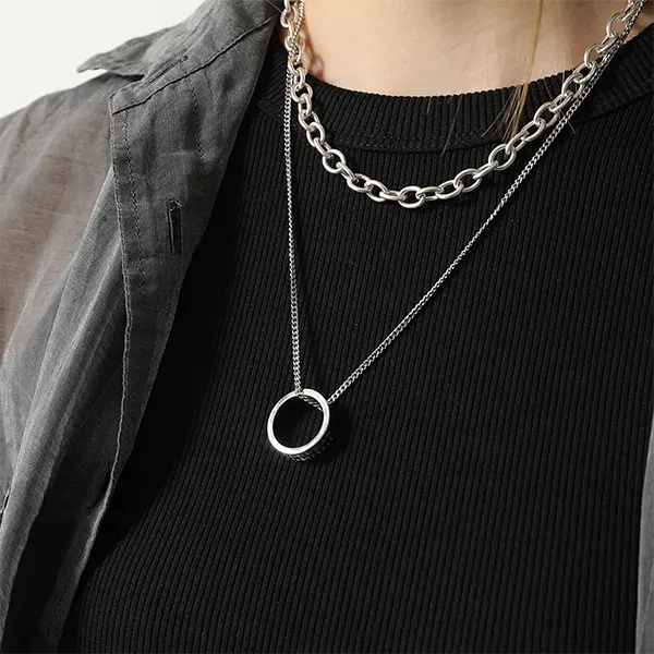 すぐ届く エムエムシックス ネックレス 偽物 ペンダント リング P6469
