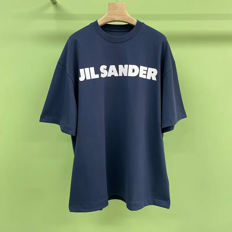 ジルサンダー N級品 クルーネック ロゴ Tシャツ 半袖 カットソー Jik93326