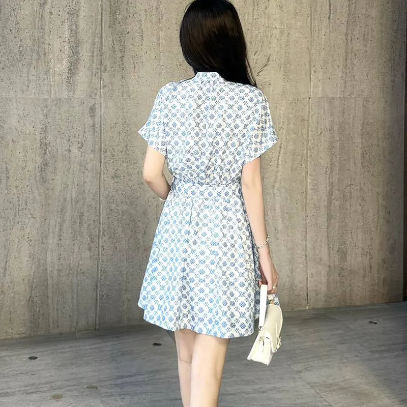 ルイヴィトン アクアレルシャツドレス ワンピース コピー商品 1AHGUN