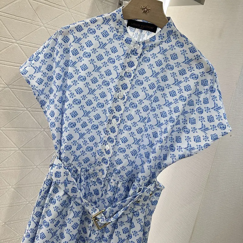 ルイヴィトン アクアレルシャツドレス ワンピース コピー商品 1AHGUN