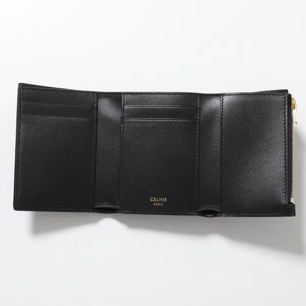セリーヌ 三つ折り財布 コピー Fine Strap Wallet ファイン ストラップ ウォレット カラー2色 10M963GHH