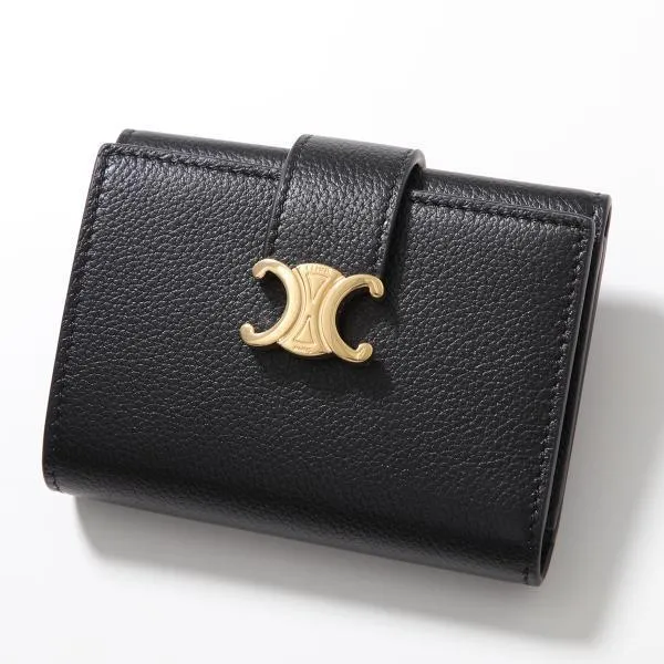セリーヌ 三つ折り財布 コピー Fine Strap Wallet ファイン ストラップ ウォレット カラー2色 10M963GHH