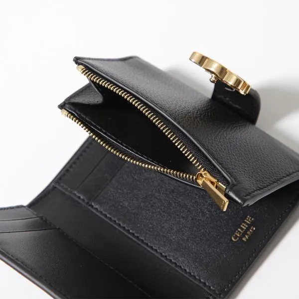 セリーヌ 三つ折り財布 コピー Fine Strap Wallet ファイン ストラップ ウォレット カラー2色 10M963GHH
