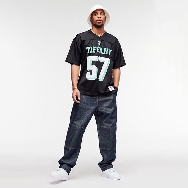 ティファニー NFL Mitchell & Ness 偽物 フットボールジャージ ティファニーブルー 限定モデル Tid49356