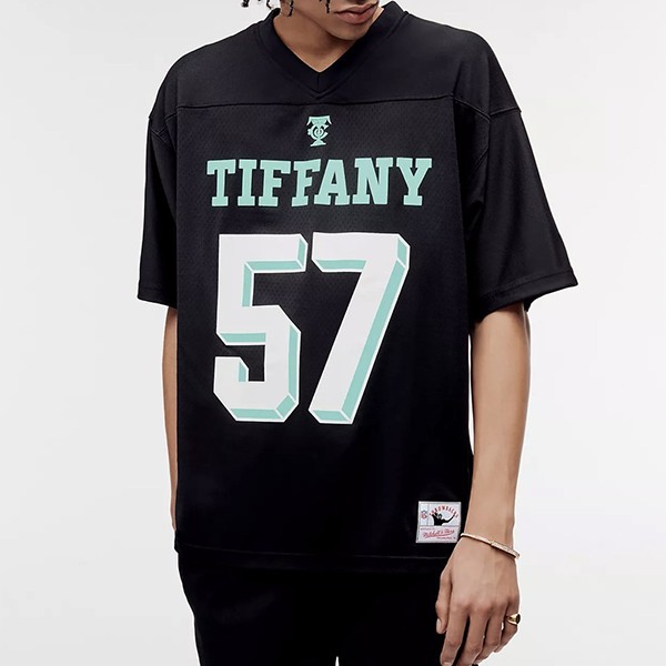 ティファニー NFL Mitchell & Ness 偽物 フットボールジャージ ティファニーブルー 限定モデル Tid49356
