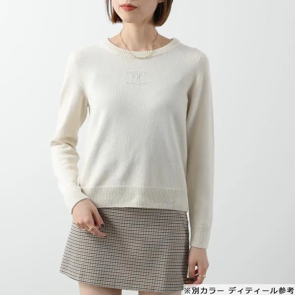 セリーヌ セーター コピー クルーネック カシミヤ RY02N317V.GBY4 RY02N317V