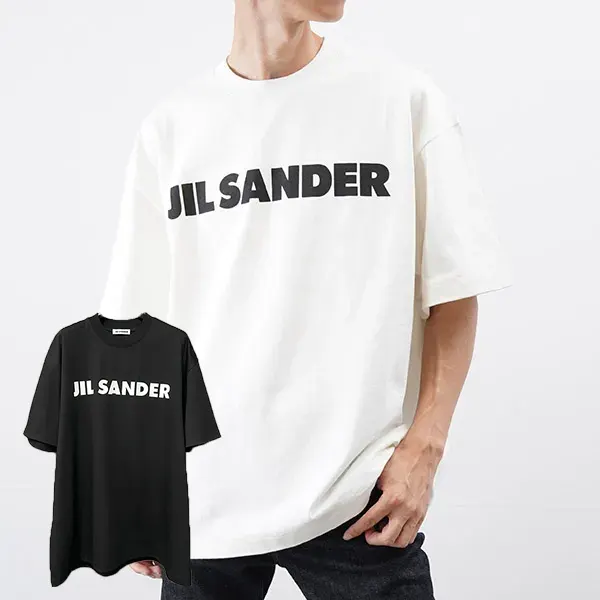 一目惚れ♪ジルサンダー Tシャツ 偽物 ロゴ プリント コットン Jip45665