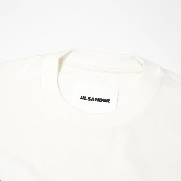 一目惚れ♪ジルサンダー Tシャツ 偽物 ロゴ プリント コットン Jip45665