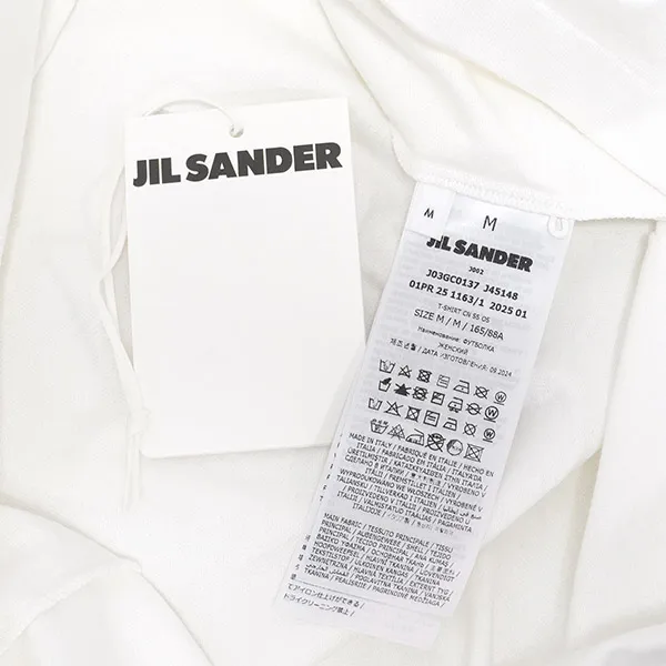 一目惚れ♪ジルサンダー Tシャツ 偽物 ロゴ プリント コットン Jip45665