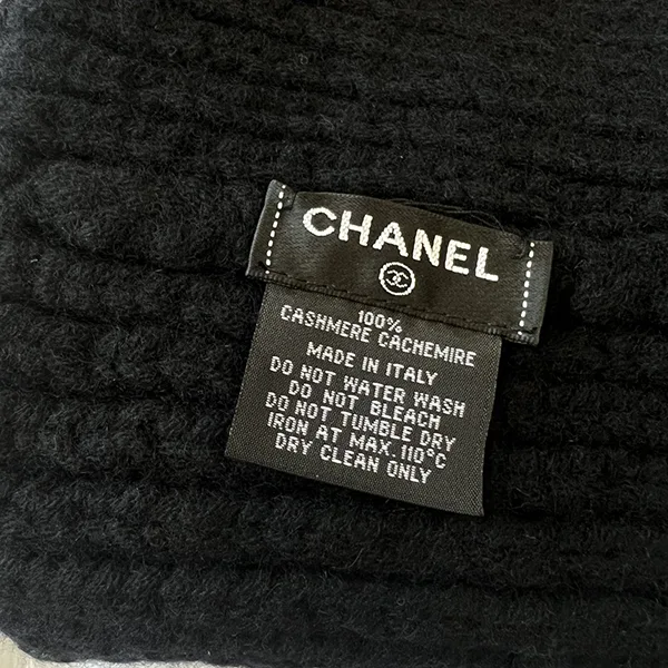 CCマークが目立つ シンプル 編み地が可愛いシャネルニットキャップ パチモン shu87301