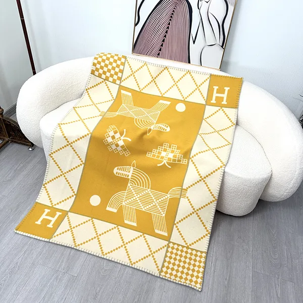 【暖かさ包む贅沢感】エルメス ブランケット コピー H103819M