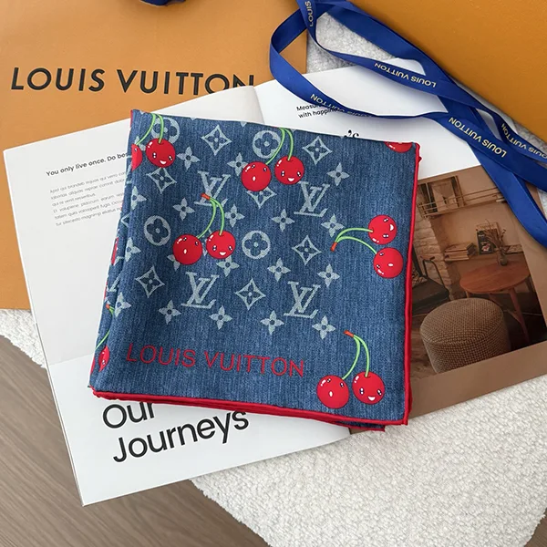 コラボ限定 ルイヴィトン LV × TM スカーフ 偽物 3色 M94966/ M96094