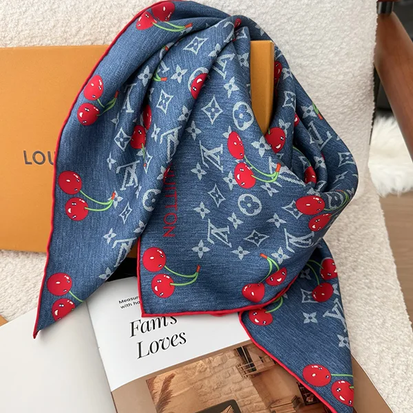 コラボ限定 ルイヴィトン LV × TM スカーフ 偽物 3色 M94966/ M96094