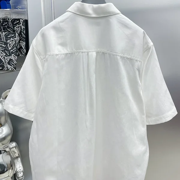 ジバンシィ 偽物 25SS 新作 ロゴ刺繍 レターポケット 半袖シャツ jim01048