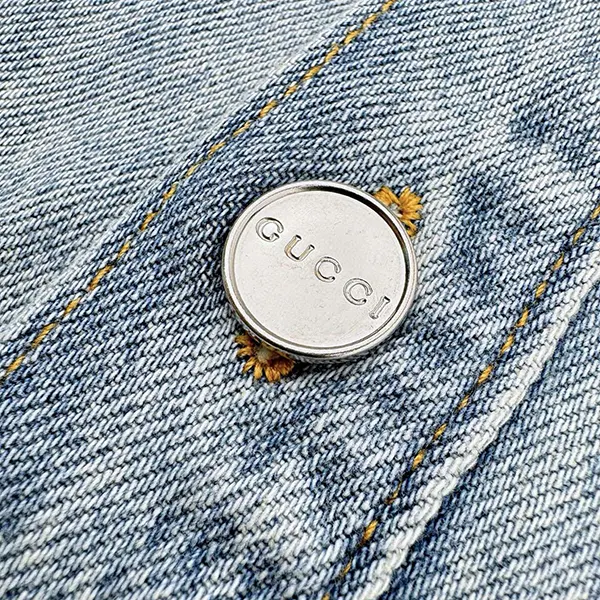 グッチ デニム ロゴ シャツ スーパーコピー ブルー gux83655