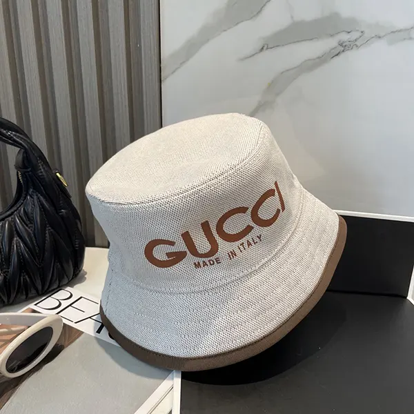 グッチ ロゴ プリント バケット ハット スーパーコピー gue13317