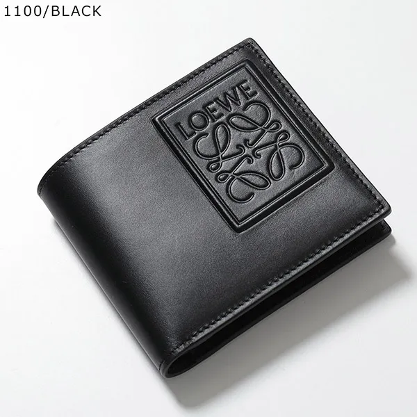 すぐ届く ロエベ 二つ折り財布 スーパーコピー メンズ アナグラム レザー 小銭入れあり カラー3色 C565501X02