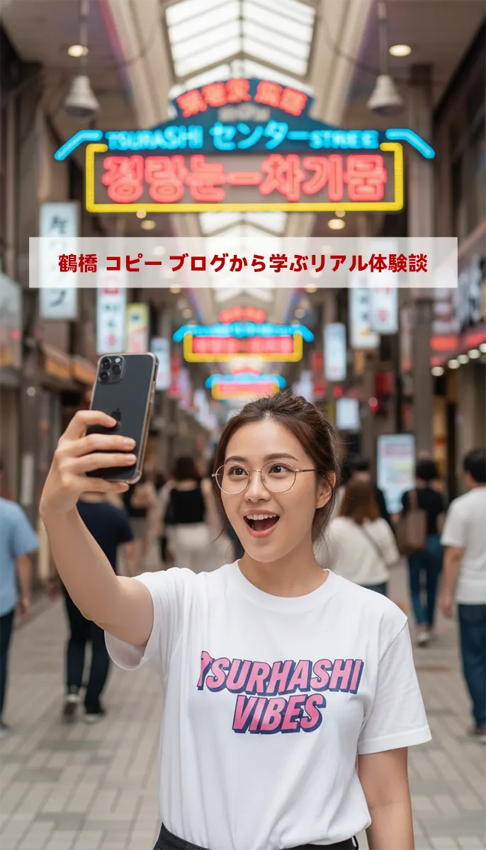 鶴橋 コピー ブログから学ぶリアル体験談