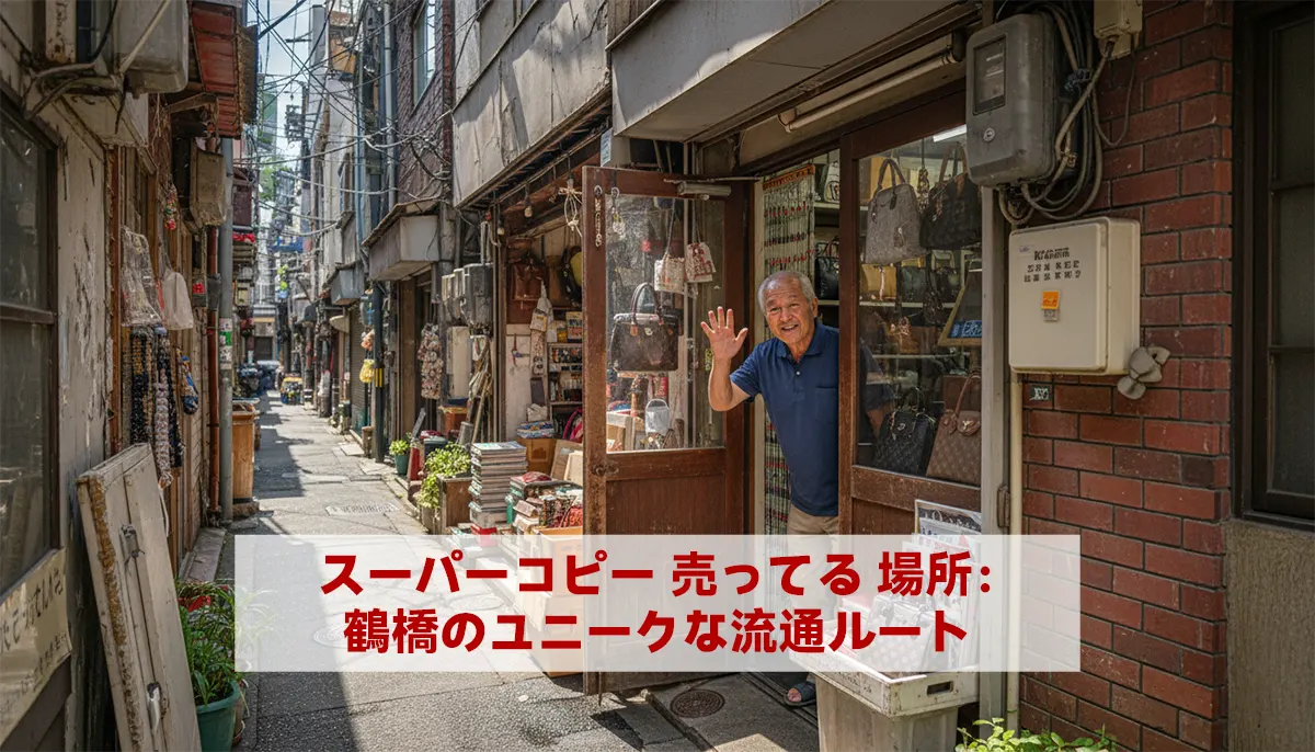 スーパーコピー 売ってる 場所:鶴橋のユニークな流通ルート