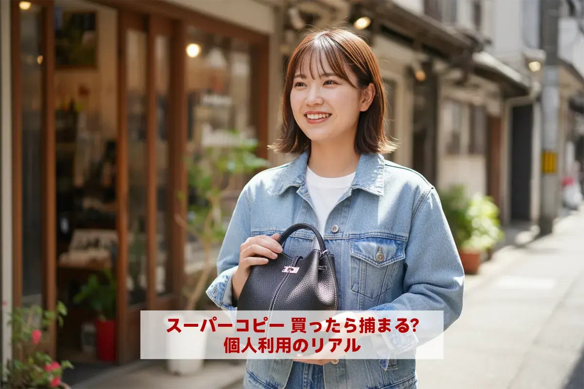 スーパーコピー 買ったら捕まる?個人利用のリアル