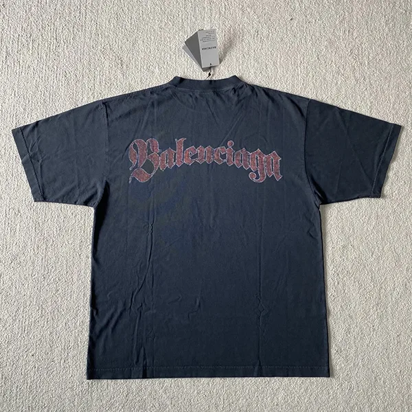 【バレンシアガ パロディ】Logo T-shirt ロゴ Tシャツ 2色 764235