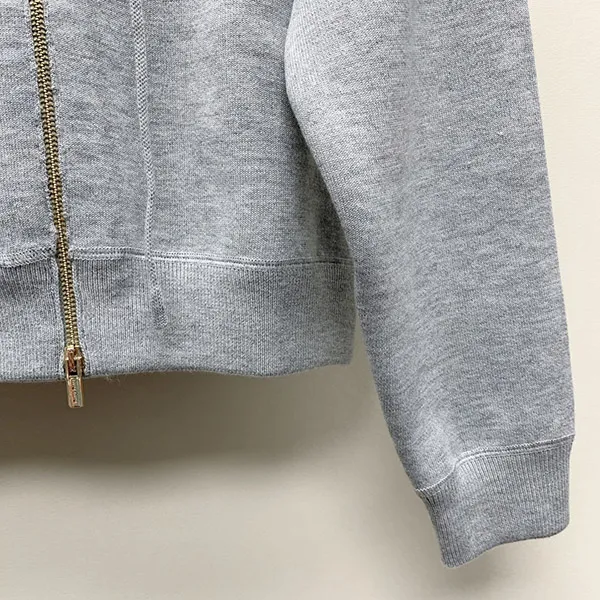 【ミュウミュウ】ダブルカシミヤ ジップフーディーカーディガン 偽物 15NG