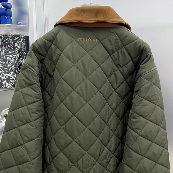 超人気☆【ミュウミュウ】キルティング ボタンアップ ジャケット スーパーコピー myt64943