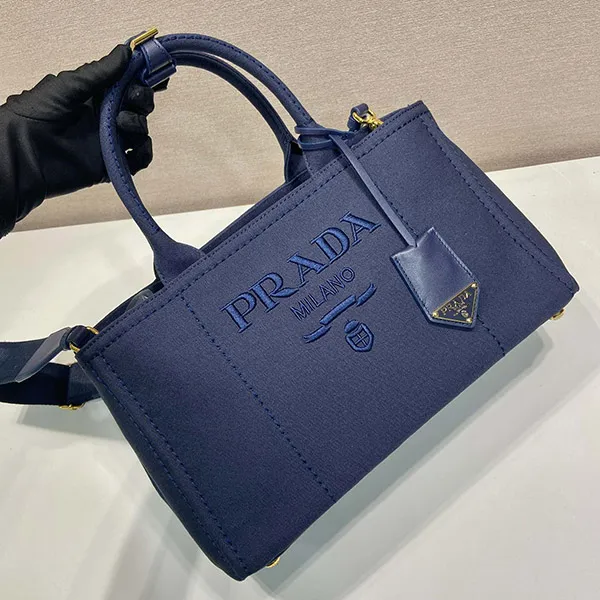 プラダ コットンキャンバス ハンドバッグ 偽物 pun69366