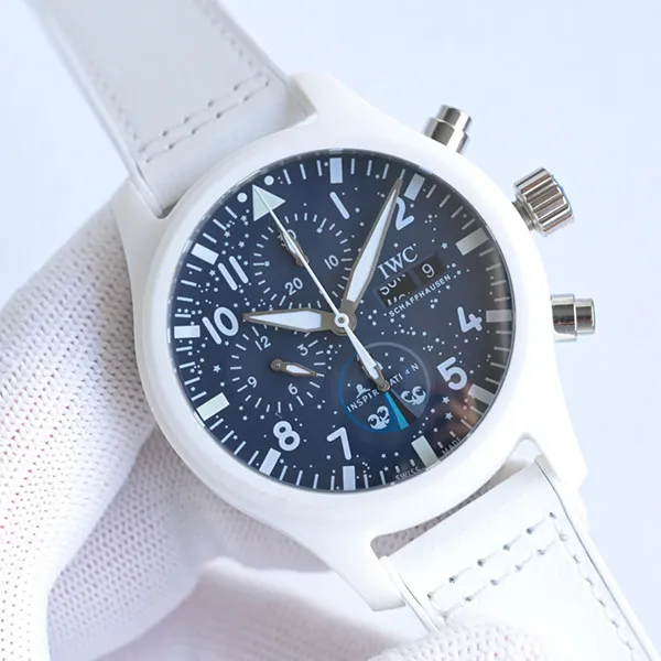 IWC コピー ホワイト セラミック パイロット防水腕時計 ポラリス・ドーン iwz52321