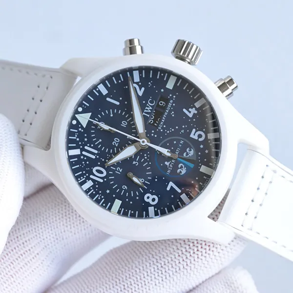 IWC コピー ホワイト セラミック パイロット防水腕時計 ポラリス・ドーン iwz52321