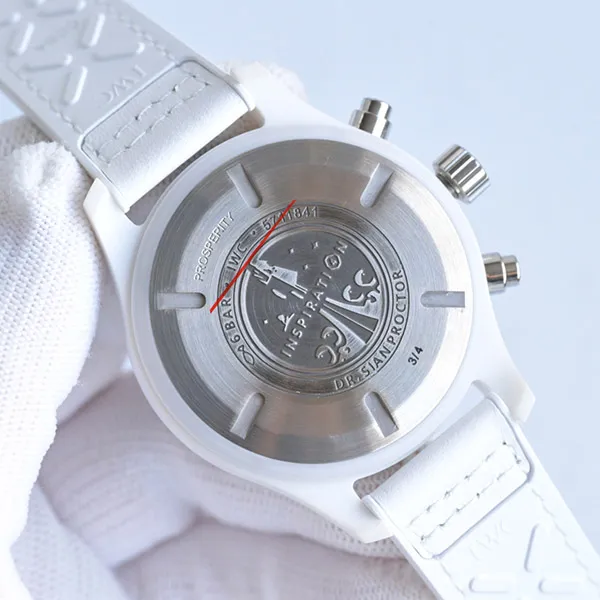 IWC コピー ホワイト セラミック パイロット防水腕時計 ポラリス・ドーン iwz52321