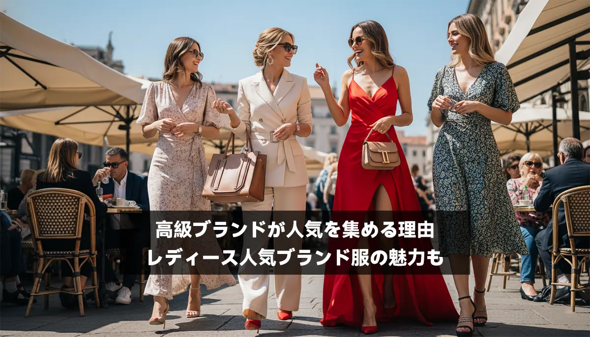 高級ブランドが人気を集める理由 レディース人気ブランド服の魅力も