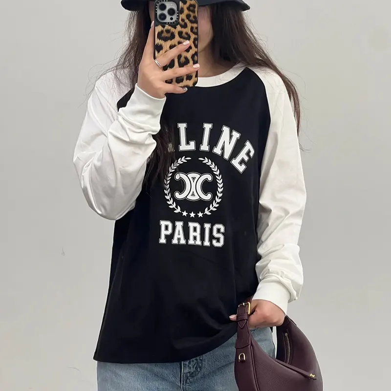 使い勝手良しセリーヌ コットンジャージー ルーズ Tシャツ コピー Cee87307