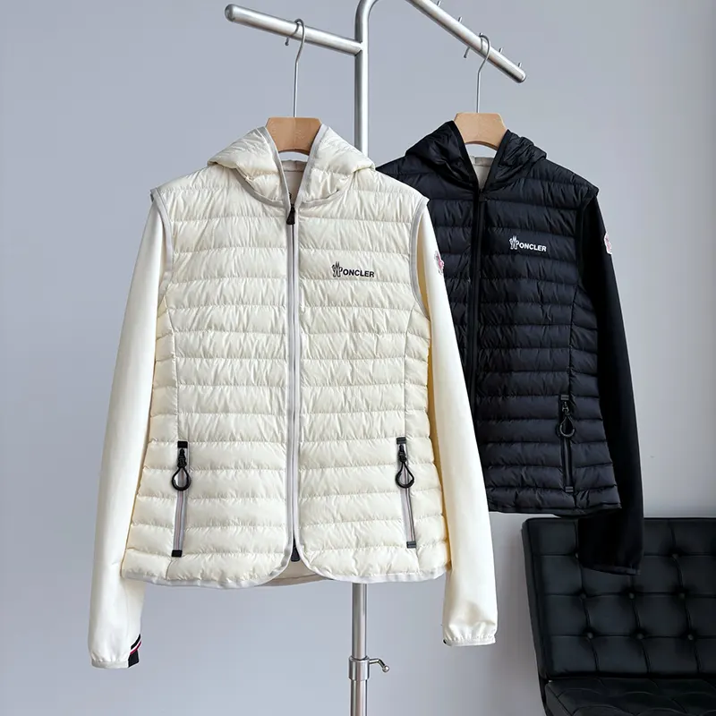 高級ブランドモンクレール Padded ジップアップ フーディ ダウンジャケット n級品 2色 mof81121
